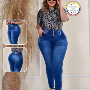 Jean skinny push-Up sin bolsillos - Image 1