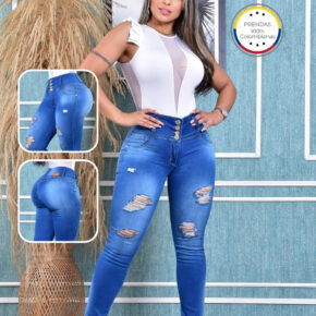 Jean skinny push-Up sin bolsillos - Image 1
