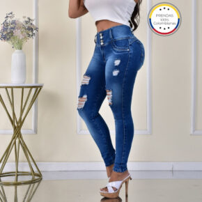Jean skinny, levanta Cola con bolsillos - Image 2