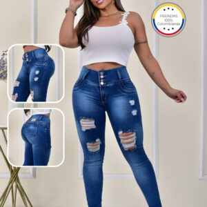 Jean skinny, levanta Cola con bolsillos