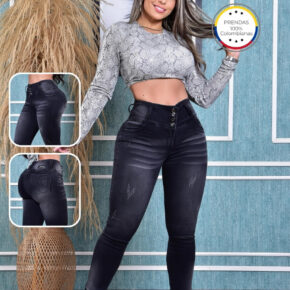 Jean skinny, levanta Cola con bolsillos - Image 1