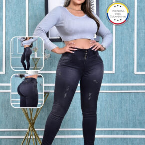 Jean skinny push-Up sin bolsillos - Image 1