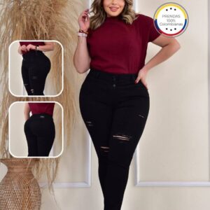 Jean skinny push-Up sin bolsillos