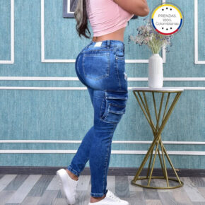 Pantalón tipo camuflado stretch - Image 3